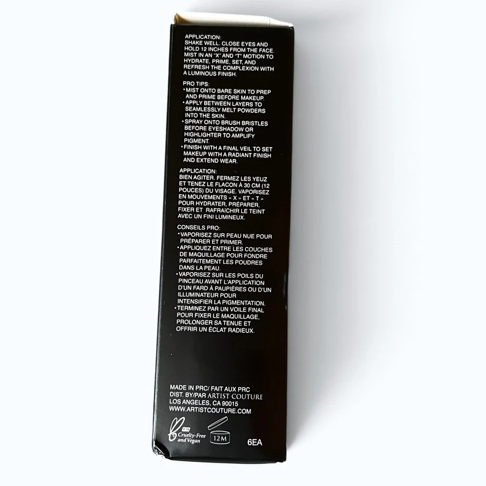 Artist Couture Glow Setter Setting Spray 3.4 oz 100ml Full Size NEW BOX